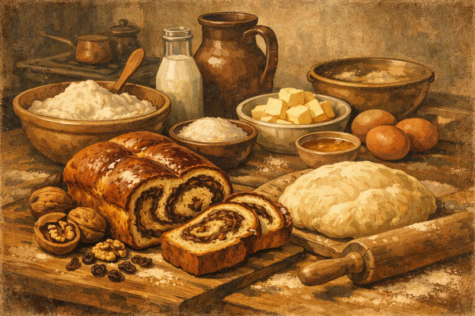 Ingrediente cozonac traditional romanesc