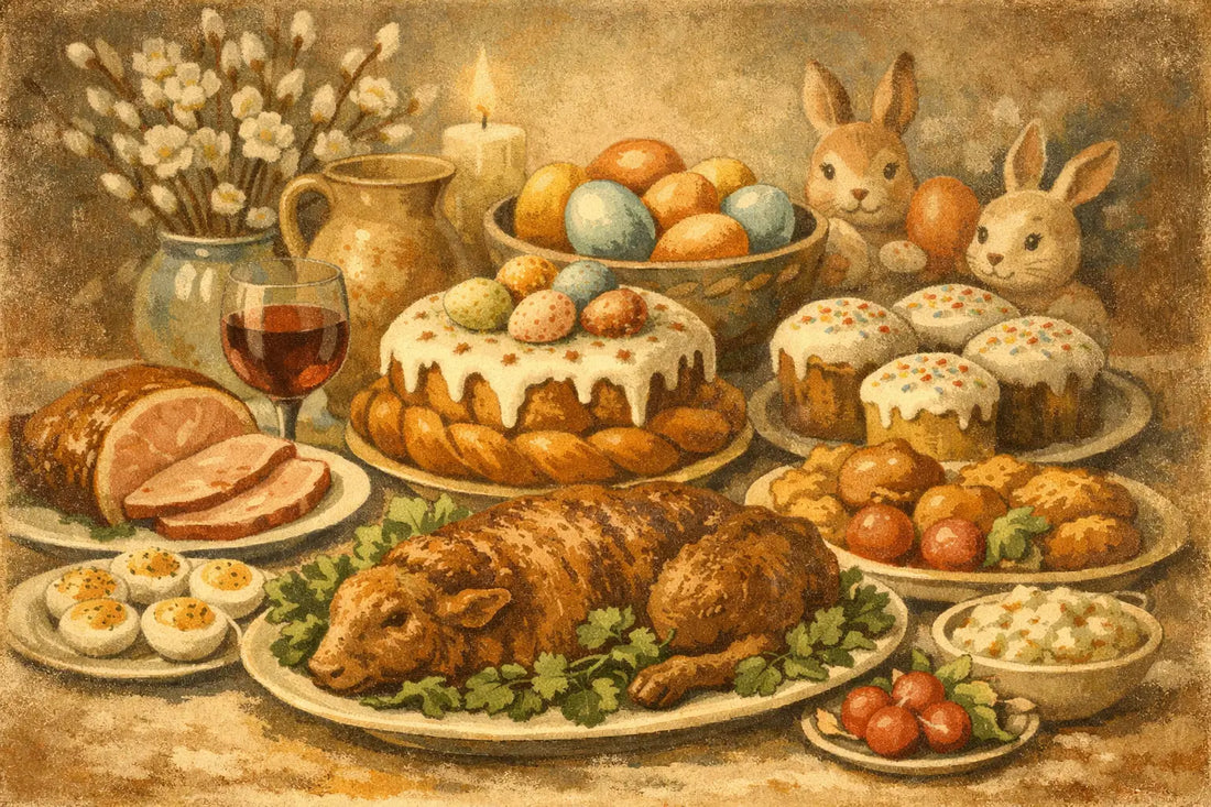 Produse festive pentru masa de Paște