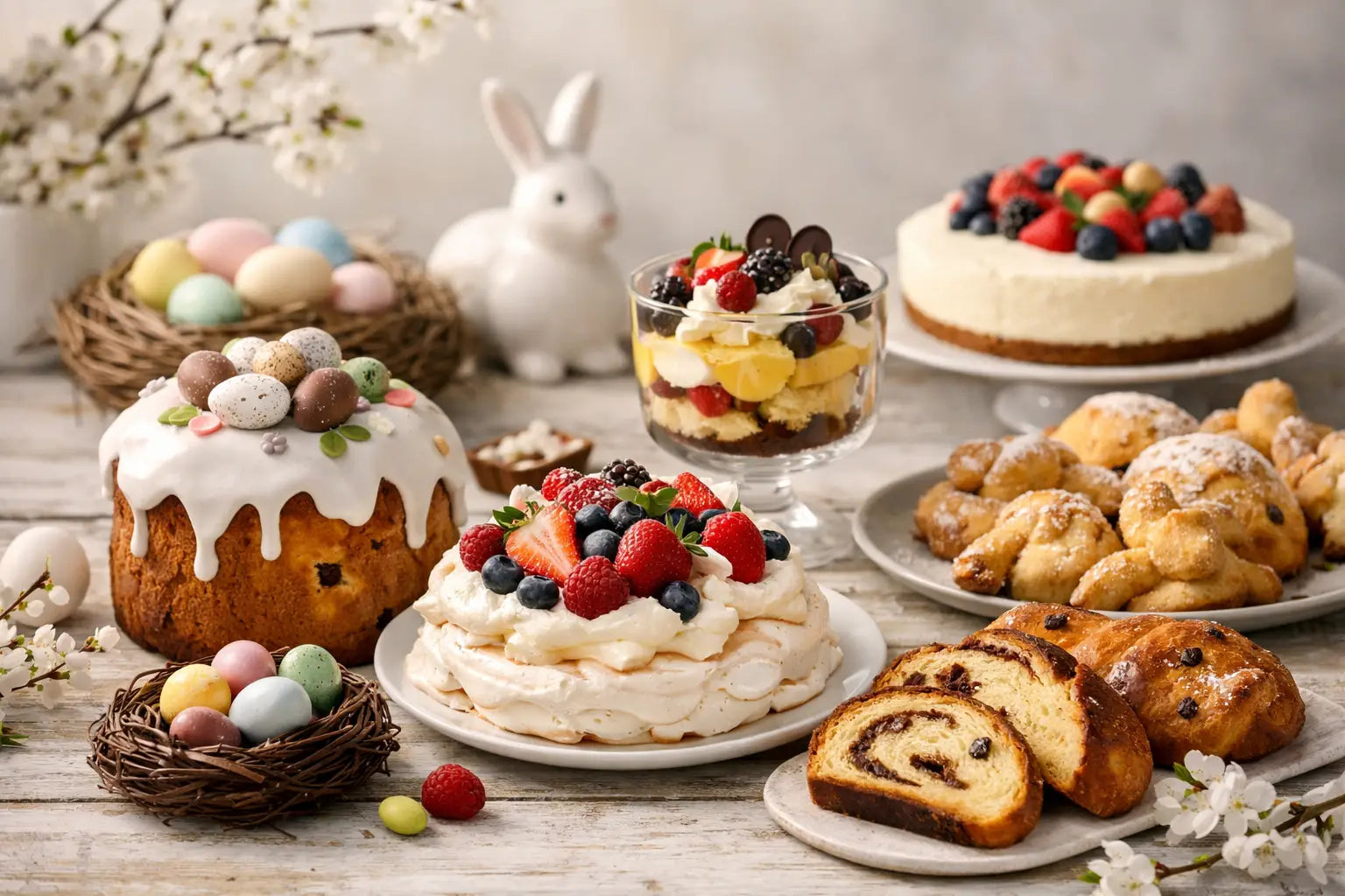 10 idei deserturi pentru masa pascala