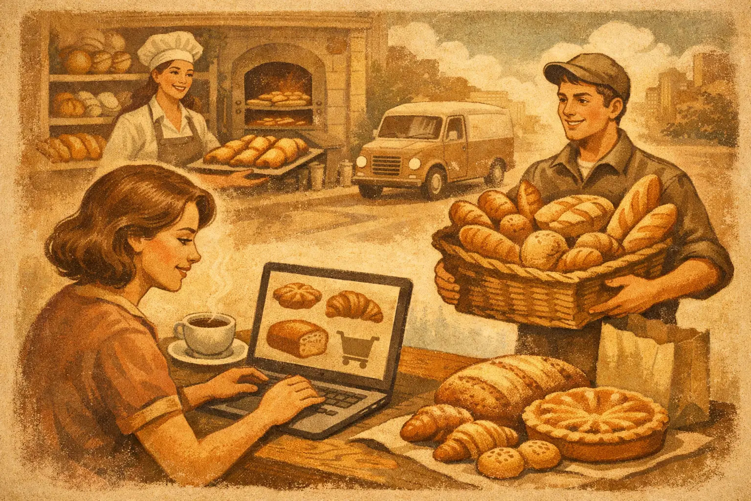 Beneficii comandă brutărie online
